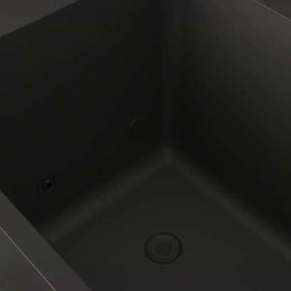 Revel Loom 4P Traditional Finnish Sauna with Glasur All in One Ice Bath Black Revel Saunas