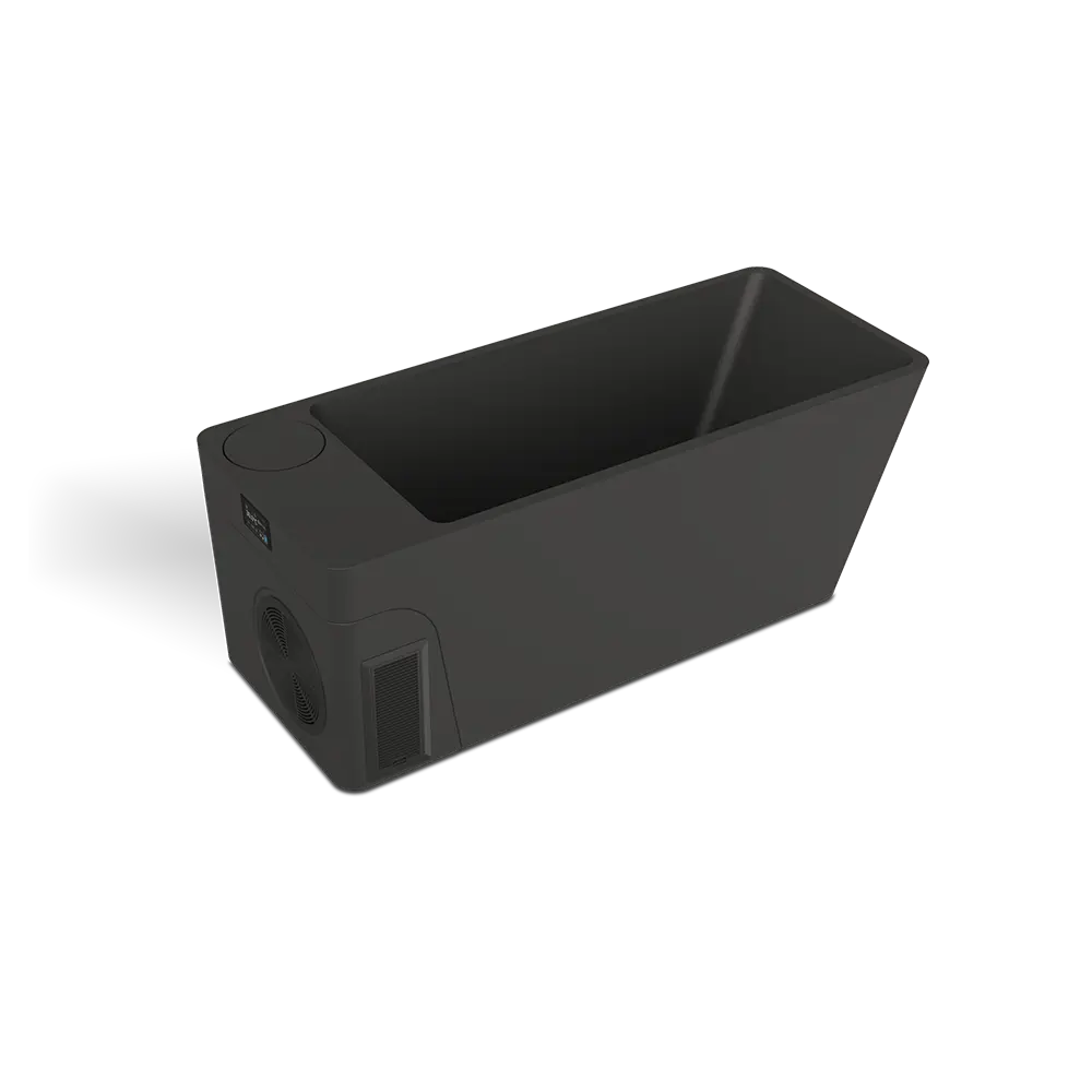 Revel Loom 4P Traditional Finnish Sauna with Glasur All in One Ice Bath Black Revel Saunas