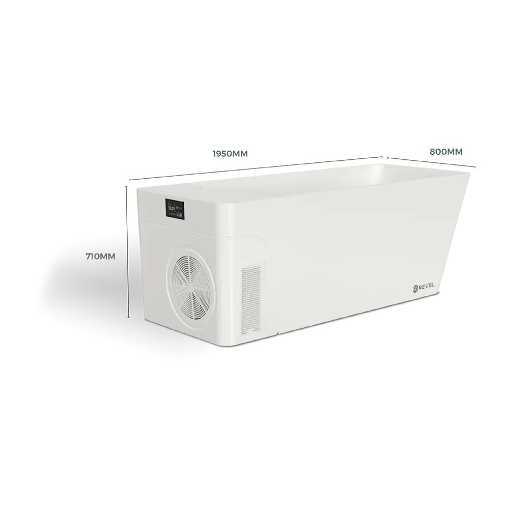 Revel Glasur All in One Ice Bath Revel Saunas