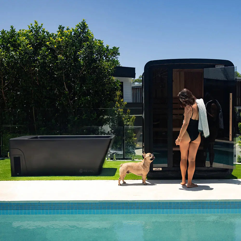 Revel Glasur X All in One Ice Bath Revel Saunas