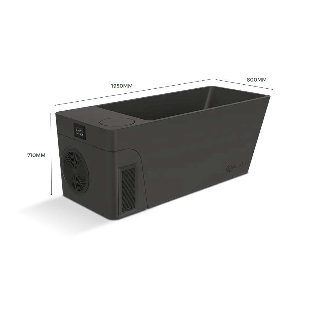 Revel Glasur X All in One Ice Bath Revel Saunas