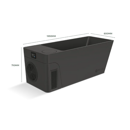 Revel Glasur X All in One Ice Bath Revel Saunas