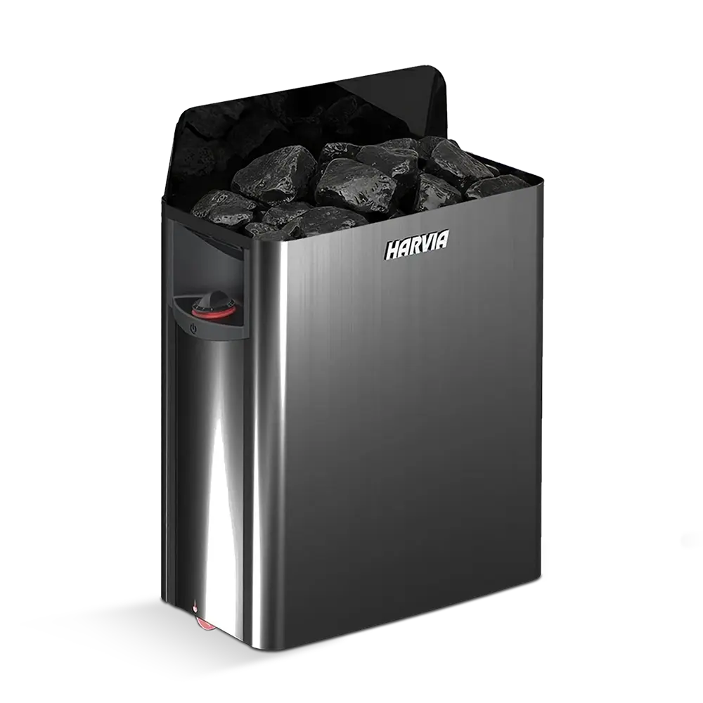 Harvia Manual Black Wall Heater 4.5KW - SW45 Revel Saunas