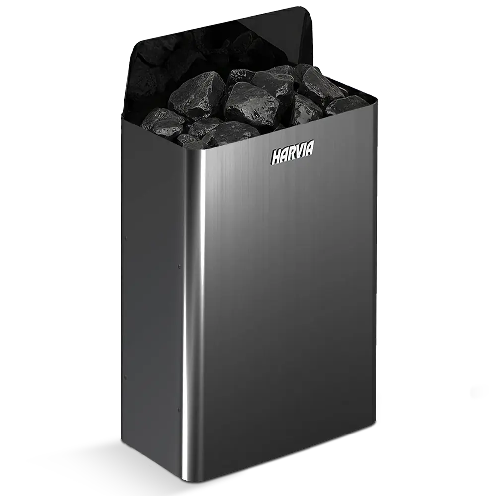 Harvia Electronic Black Wall Heater 9kW - SW90E Revel Saunas