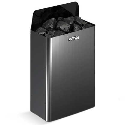 Harvia Electronic Black Wall Heater 9kW - SW90E Revel Saunas