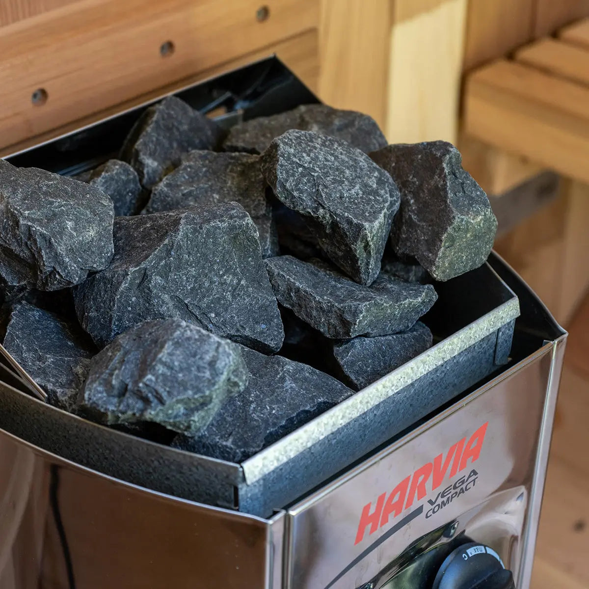 10kg Harvia Olivine Diabase Sauna Stones Revel Saunas
