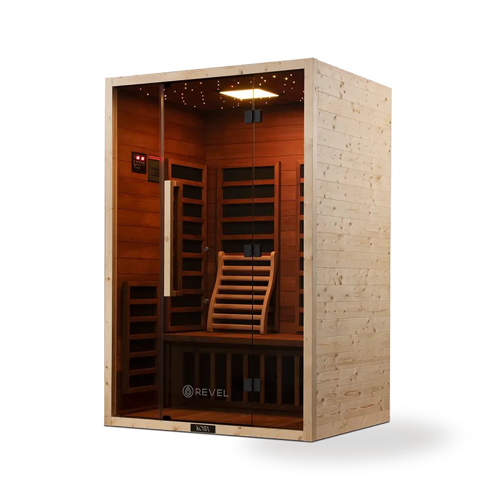 Revel Kora 2 Person Far Infrared Sauna - Next Gen Revel Saunas