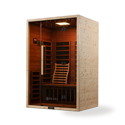 Revel Kora 2 Person Far Infrared Sauna - Next Gen Revel Saunas