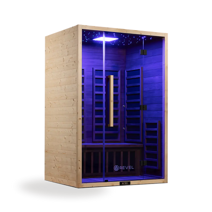 Revel Kora 2 Person Far Infrared Sauna - Next Gen Revel Saunas