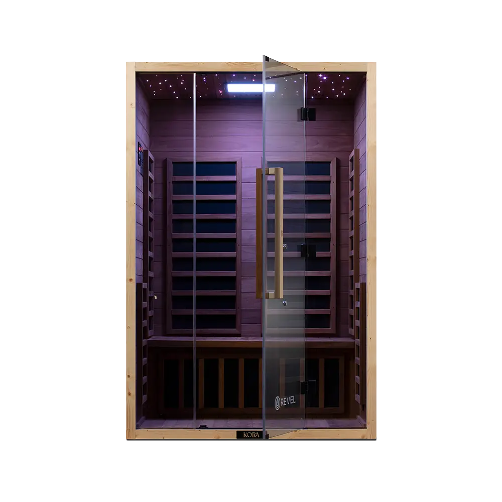 Revel Kora 2 Person Far Infrared Sauna - Next Gen Revel Saunas