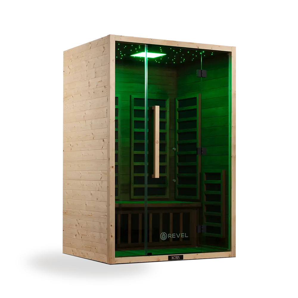 Revel Kora 2 Person Far Infrared Sauna - Next Gen Revel Saunas