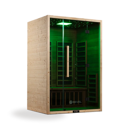 Revel Kora 2 Person Far Infrared Sauna - Next Gen Revel Saunas