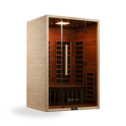 Revel Kora 2 Person Far Infrared Sauna - Next Gen Revel Saunas