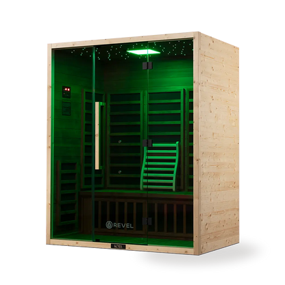 Revel Kora 3 Person Far Infrared Sauna - Next Gen Revel Saunas