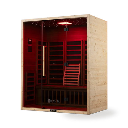 Revel Kora 3 Person Far Infrared Sauna - Next Gen Revel Saunas