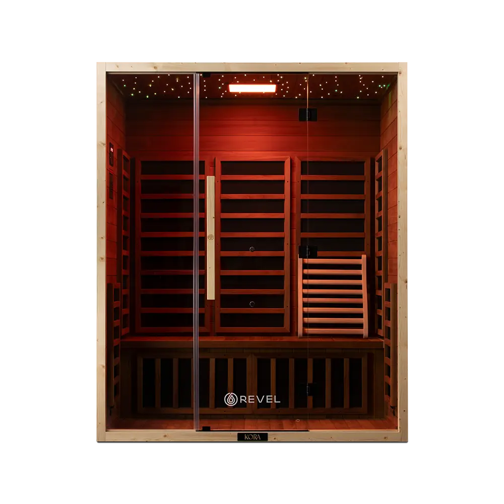 Revel Kora 3 Person Far Infrared Sauna - Next Gen Revel Saunas