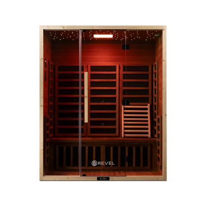 Revel Kora 3 Person Far Infrared Sauna - Next Gen Revel Saunas