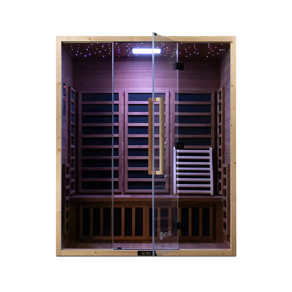 Revel Kora 3 Person Far Infrared Sauna - Next Gen Revel Saunas