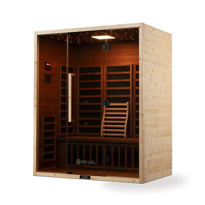 Revel Kora 3 Person Far Infrared Sauna - Next Gen Revel Saunas