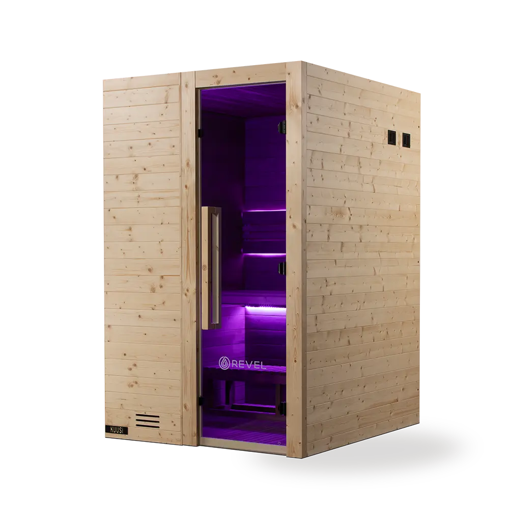 Revel Kuusi 2 Person Traditional Finnish Sauna Revel Saunas