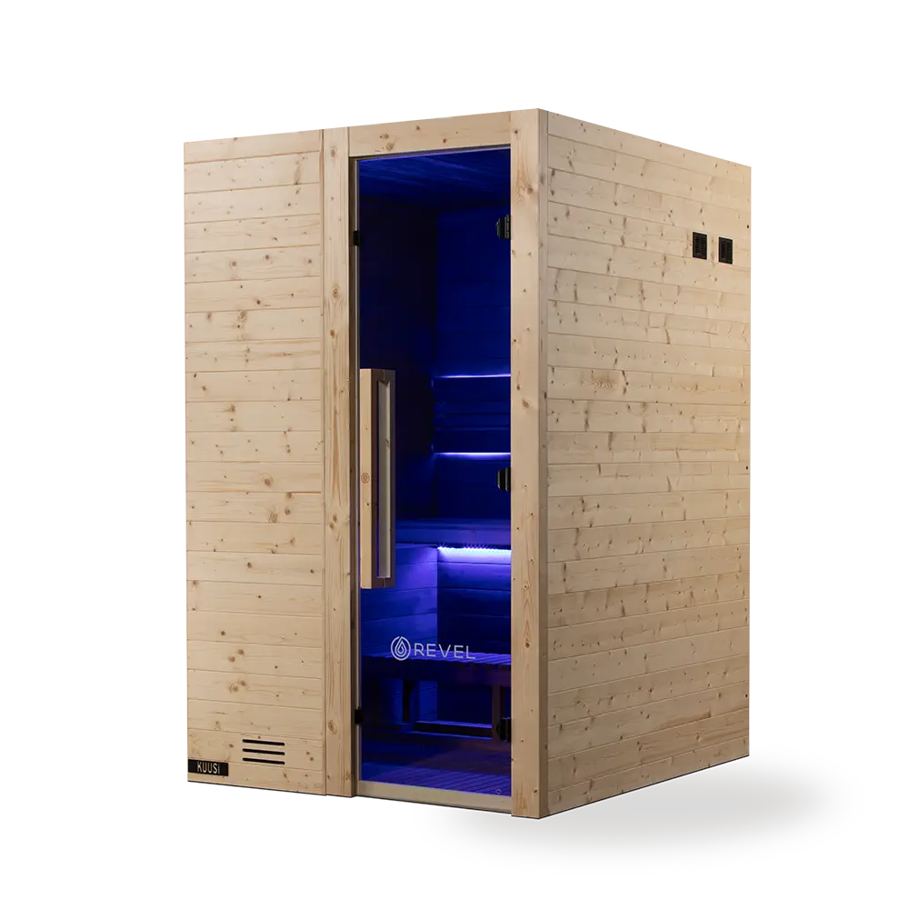 Revel Kuusi 2 Person Traditional Finnish Sauna Revel Saunas