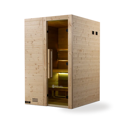 Revel Kuusi 2 Person Traditional Finnish Sauna Revel Saunas