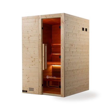 Revel Kuusi 2 Person Traditional Finnish Sauna Revel Saunas