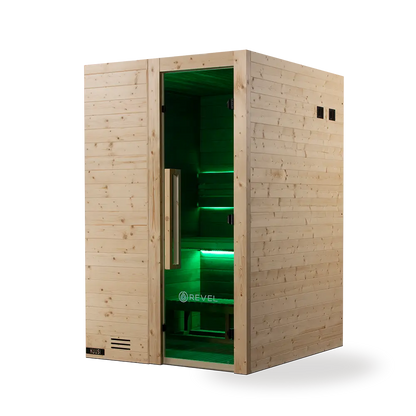 Revel Kuusi 2 Person Traditional Finnish Sauna Revel Saunas
