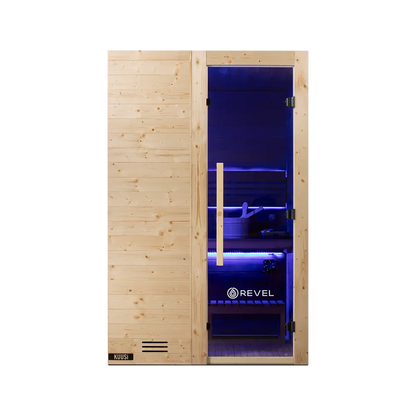 Revel Kuusi 2 Person Traditional Finnish Sauna Revel Saunas