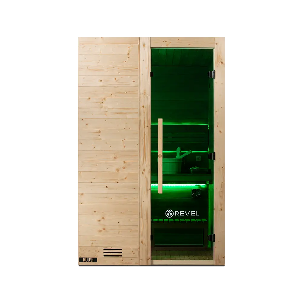Revel Kuusi 2 Person Traditional Finnish Sauna Revel Saunas