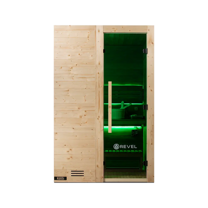 Revel Kuusi 2 Person Traditional Finnish Sauna Revel Saunas