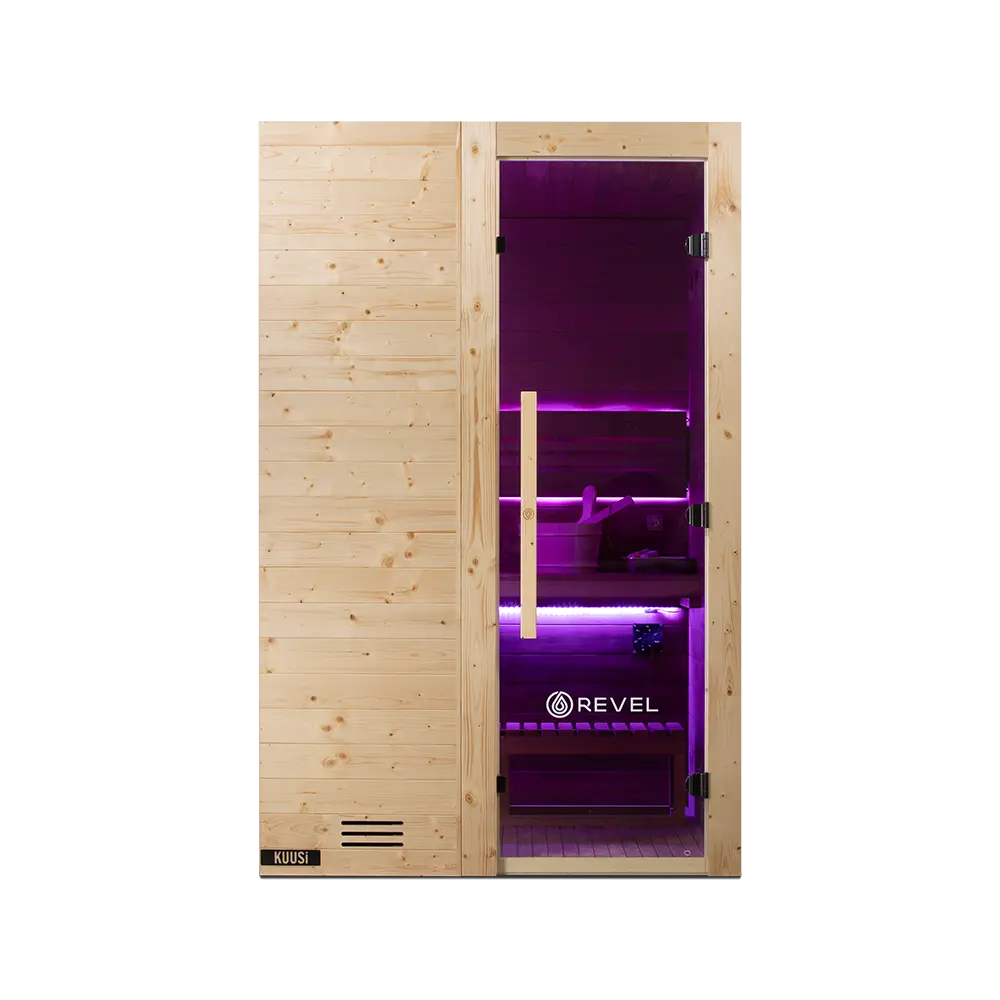 Revel Kuusi 2 Person Traditional Finnish Sauna Revel Saunas