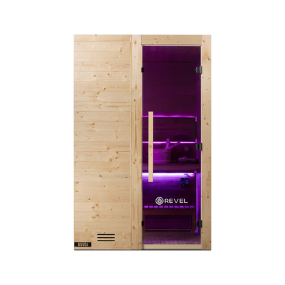 Revel Kuusi 2 Person Traditional Finnish Sauna Revel Saunas