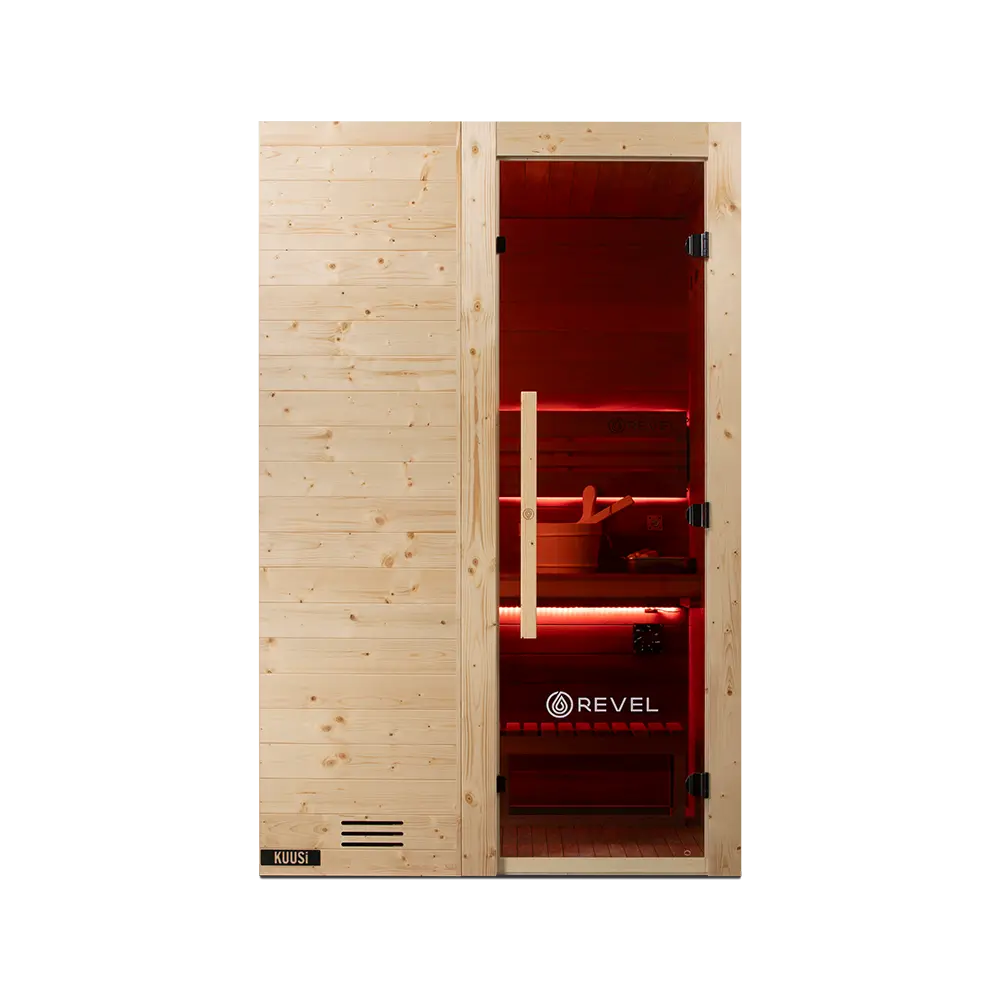 Revel Kuusi 2 Person Traditional Finnish Sauna Revel Saunas