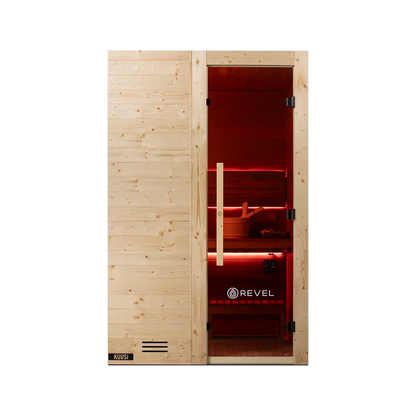 Revel Kuusi 2 Person Traditional Finnish Sauna Revel Saunas