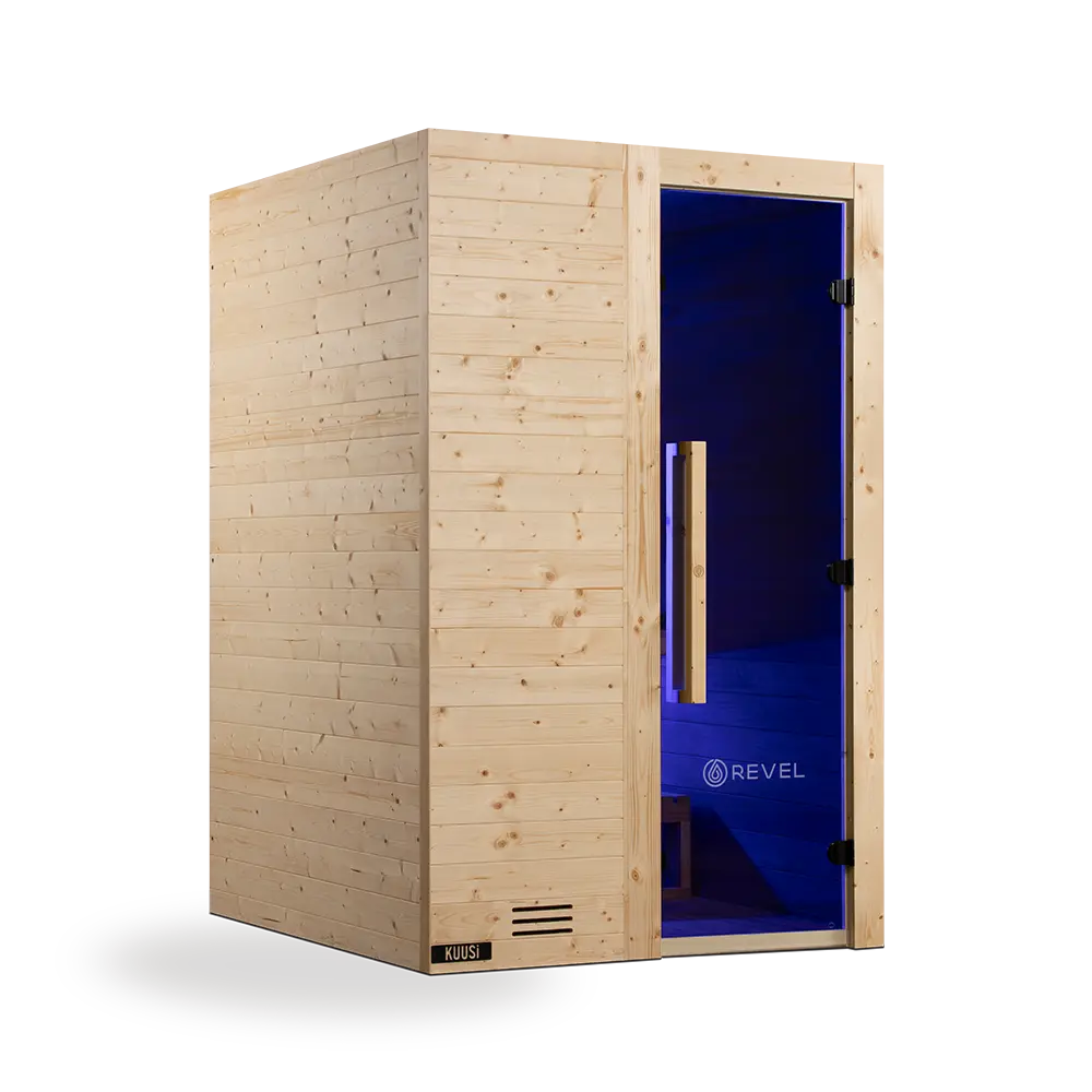 Revel Kuusi 2 Person Traditional Finnish Sauna Revel Saunas