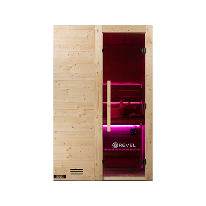 Revel Kuusi 2 Person Traditional Finnish Sauna Revel Saunas