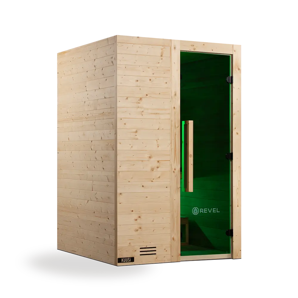 Revel Kuusi 2 Person Traditional Finnish Sauna Revel Saunas