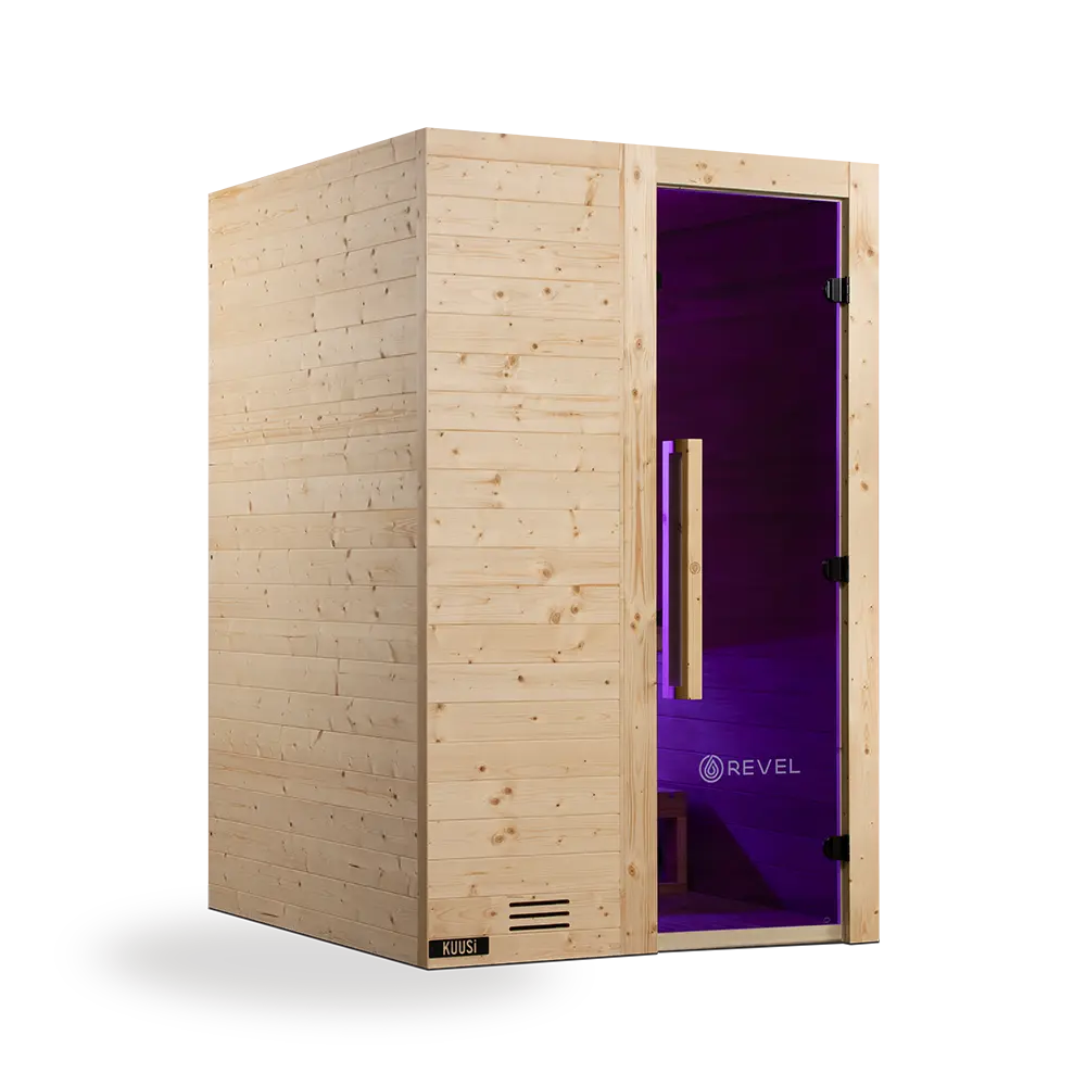 Revel Kuusi 2 Person Traditional Finnish Sauna Revel Saunas