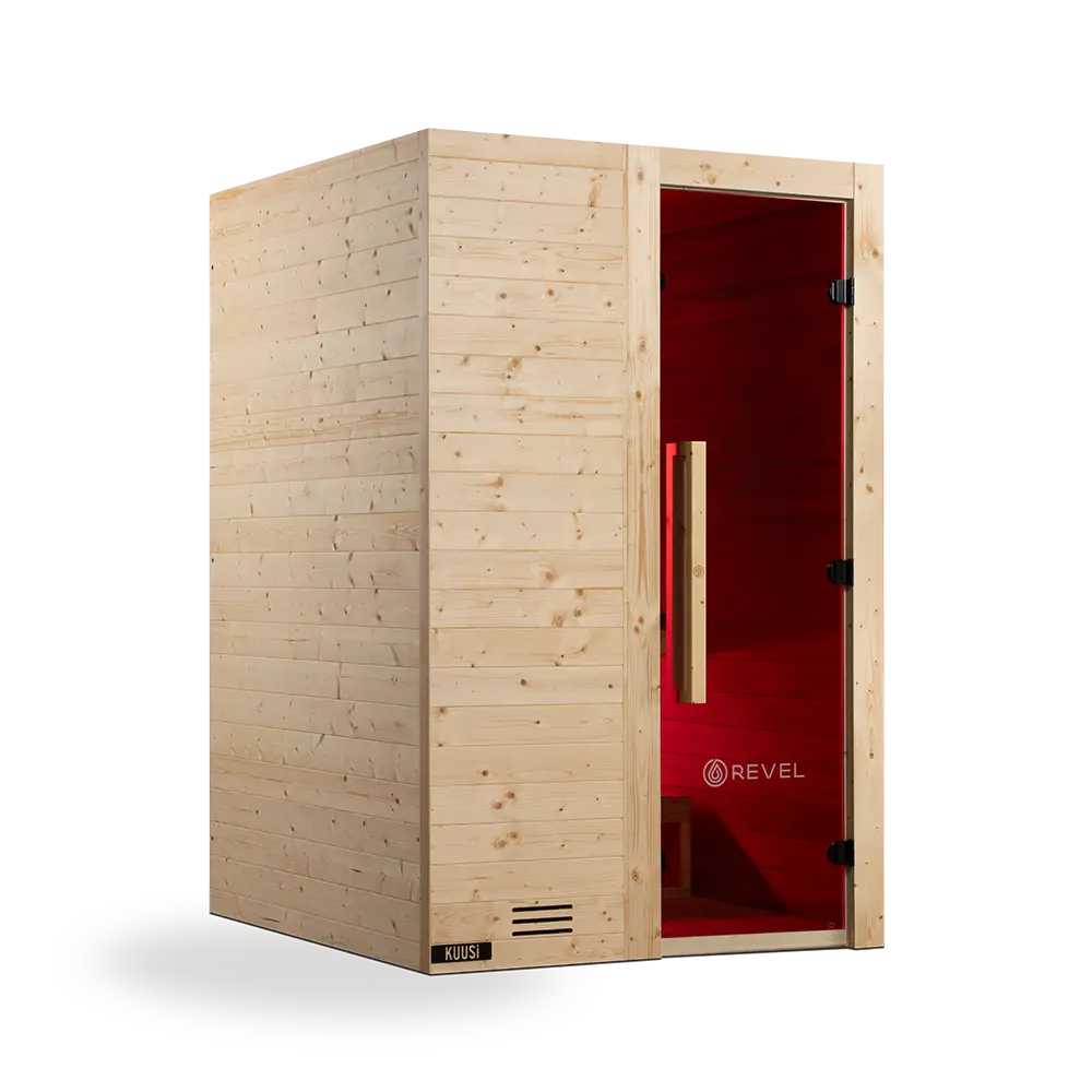 Revel Kuusi 2 Person Traditional Finnish Sauna Revel Saunas