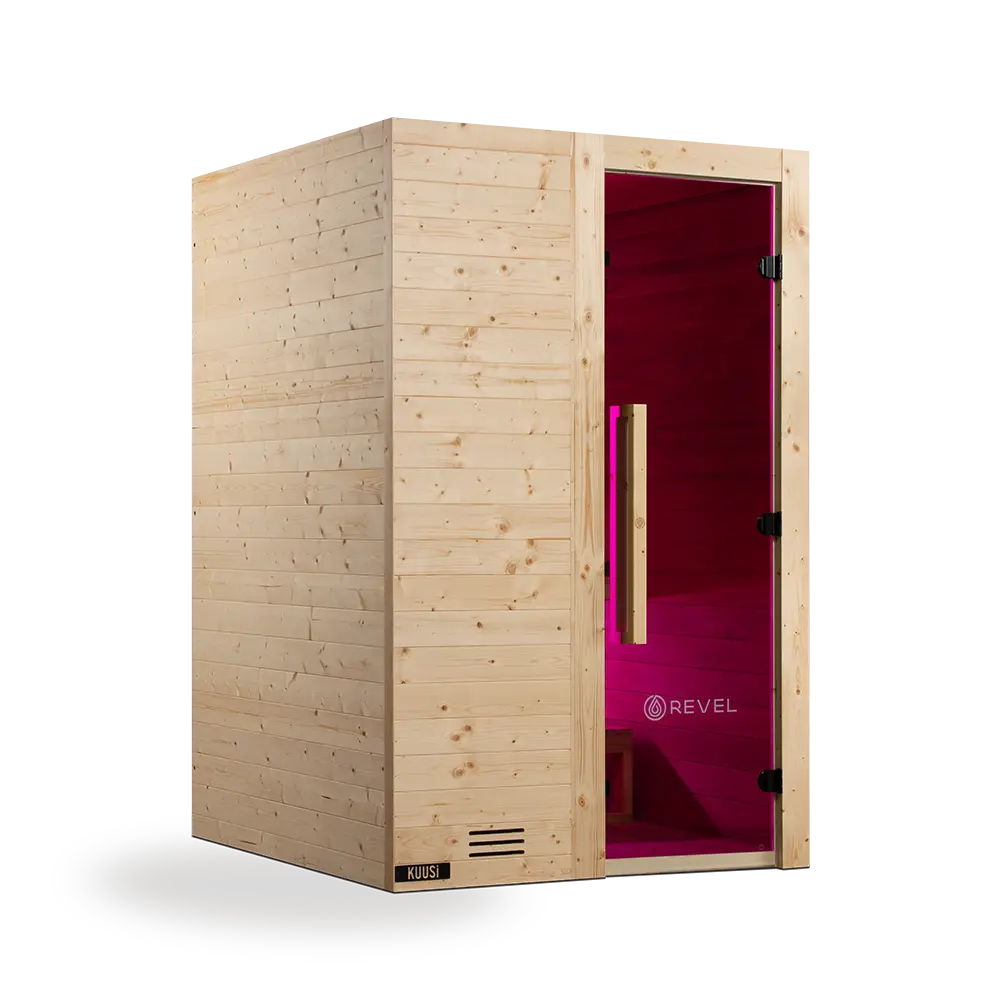 Revel Kuusi 2 Person Traditional Finnish Sauna Revel Saunas