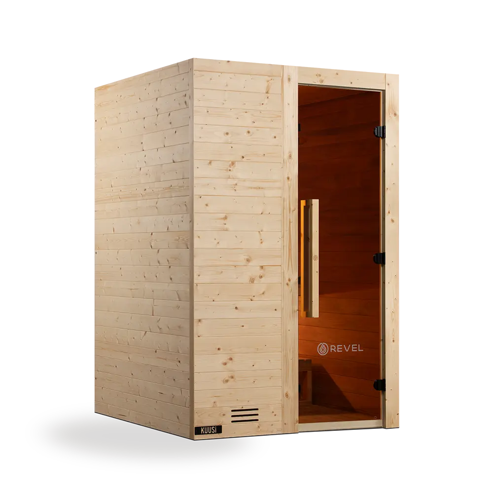 Revel Kuusi 2 Person Traditional Finnish Sauna Revel Saunas