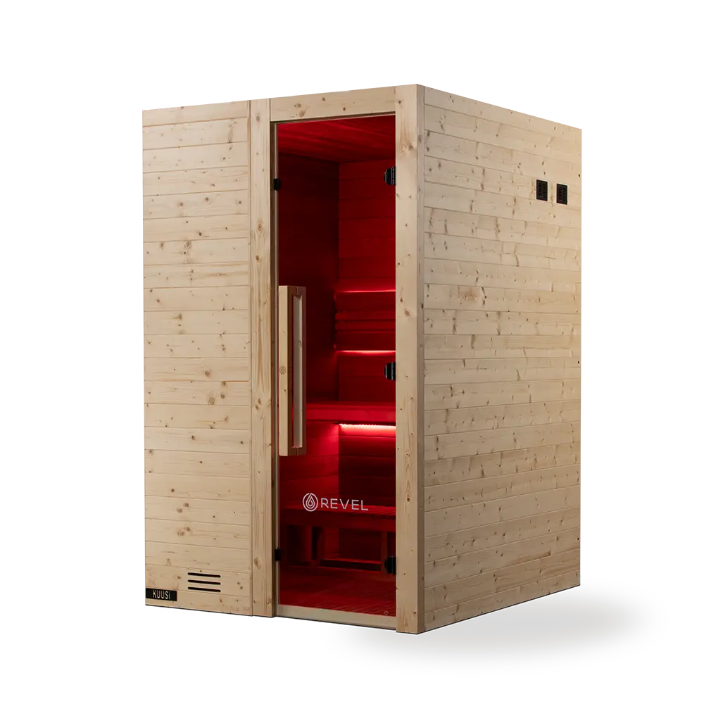Revel Kuusi 2 Person Traditional Finnish Sauna Revel Saunas