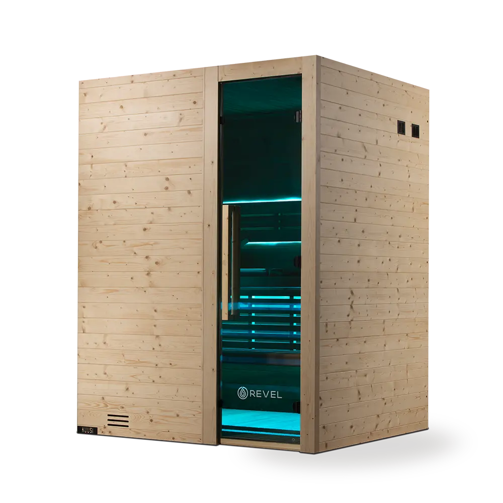 Revel Kuusi 4 Person Traditional Finnish Sauna Revel Saunas