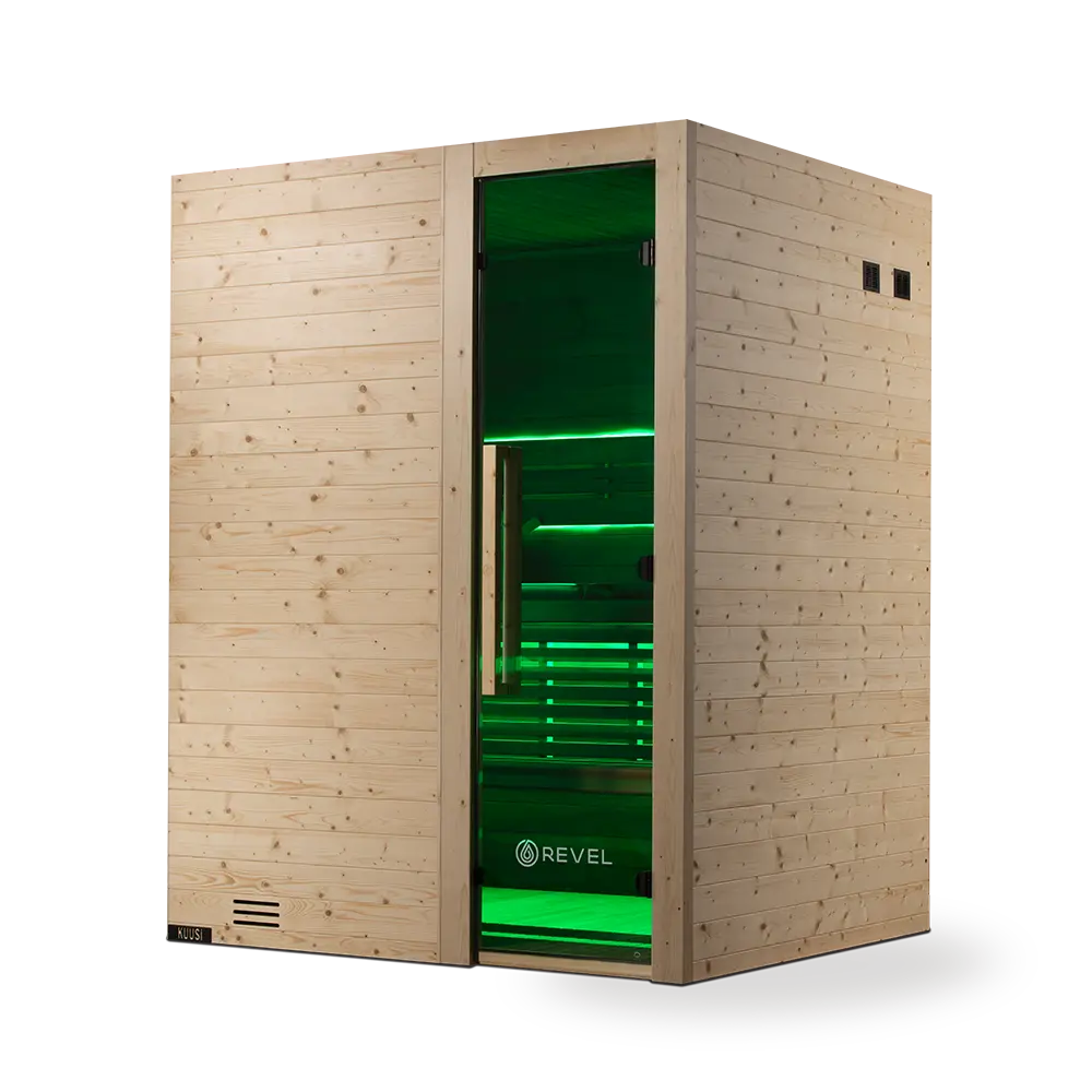 Revel Kuusi 4 Person Traditional Finnish Sauna Revel Saunas