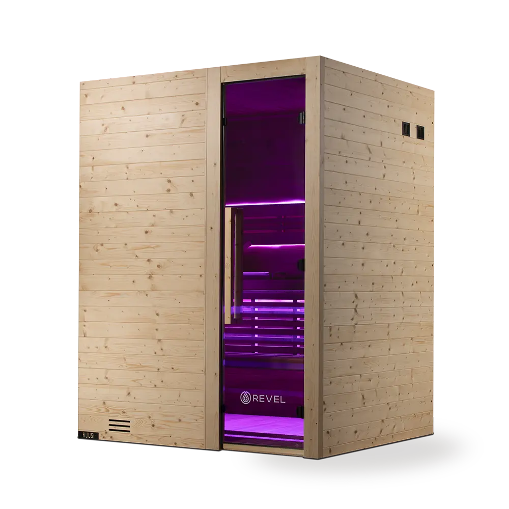 Revel Kuusi 4 Person Traditional Finnish Sauna Revel Saunas