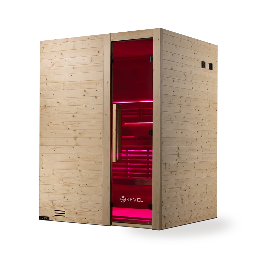 Revel Kuusi 4 Person Traditional Finnish Sauna Revel Saunas