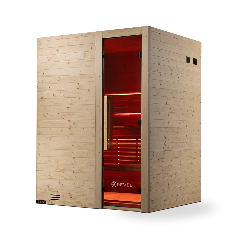 Revel Kuusi 4 Person Traditional Finnish Sauna Revel Saunas