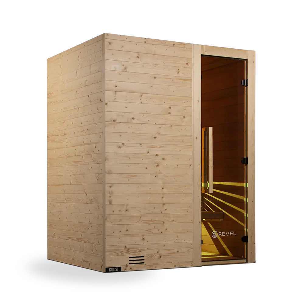 Revel Kuusi 4 Person Traditional Finnish Sauna Revel Saunas