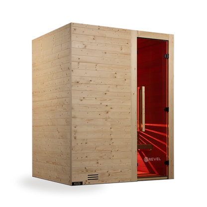 Revel Kuusi 4 Person Traditional Finnish Sauna Revel Saunas